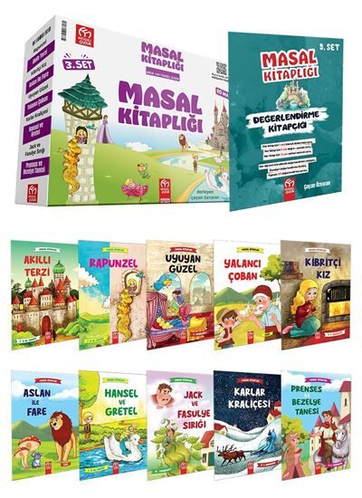 Masal Kitaplığı-3 Hikaye Seti - 10 Kitap 9-12 yaş