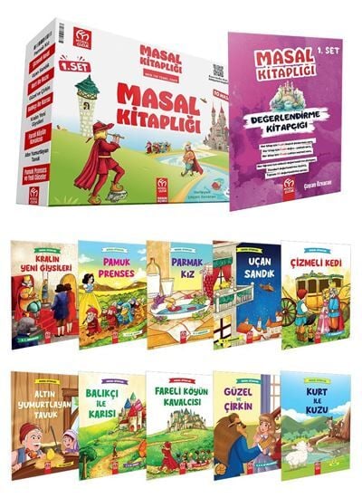 Masal Kitaplığı-1 Hikaye Seti - 10 Kitap7-12