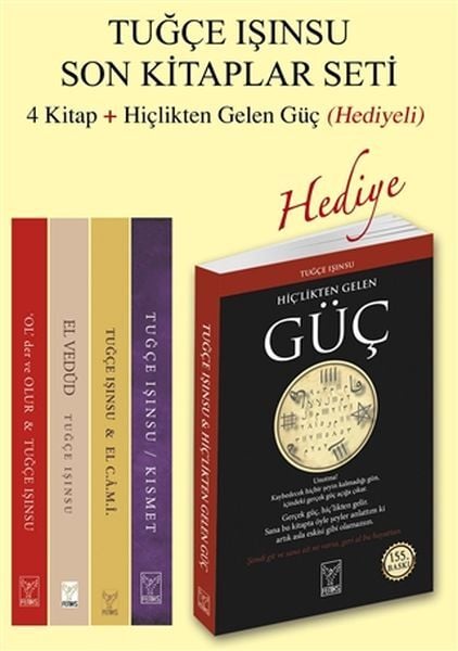 Tuğçe Işınsu Son Kitaplar Seti Hiçlikten Gelen Güç Hediyeli 5 Kitap