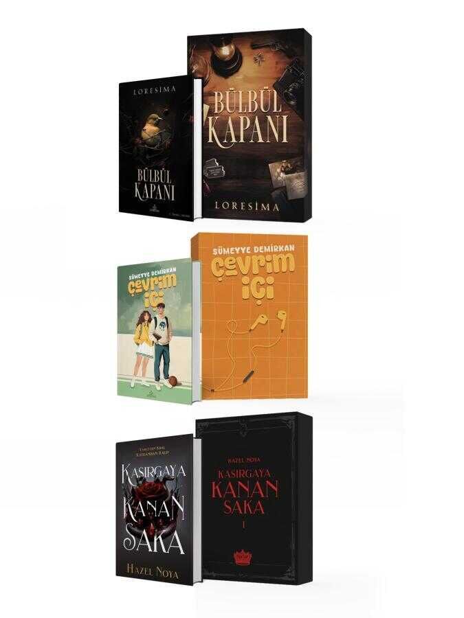 Bülbül Kapanı 1 Hediyeli Özel Kutu + Çevrim İçi - Hediyeli Özel Kutu + Kasırgaya Kanan Saka 1 Hediyeli Özel Kutu