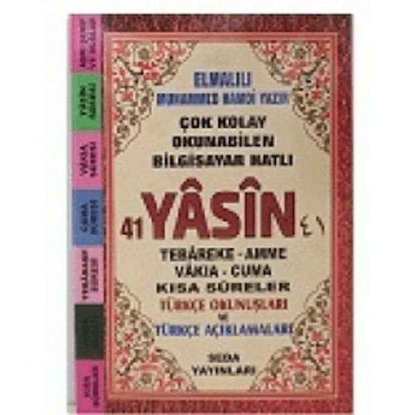 41 Yasin Tebareke Amme Vakıa Cuma ve Kısa Sureler Çanta Boy Kod 174