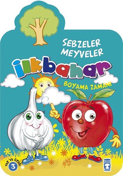 İlkbahar Boyama Zamanı - Sebzeler Meyveler