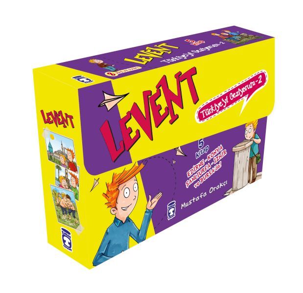 Levent Türkiyeyi Geziyorum 2 Set - (5 Kitap)