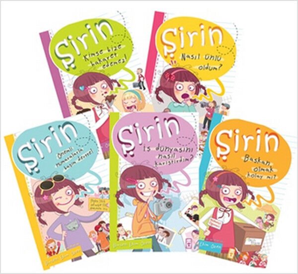 Şirin İş Başında 1 Set - (5 Kitap)