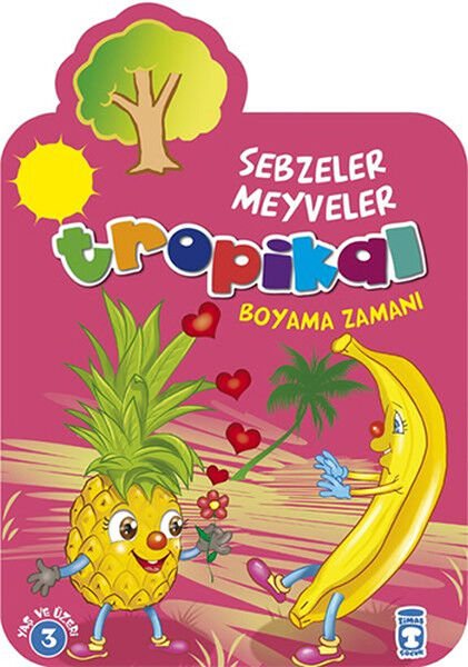 Tropikal Boyama Zamanı - Sebzeler Meyveler
