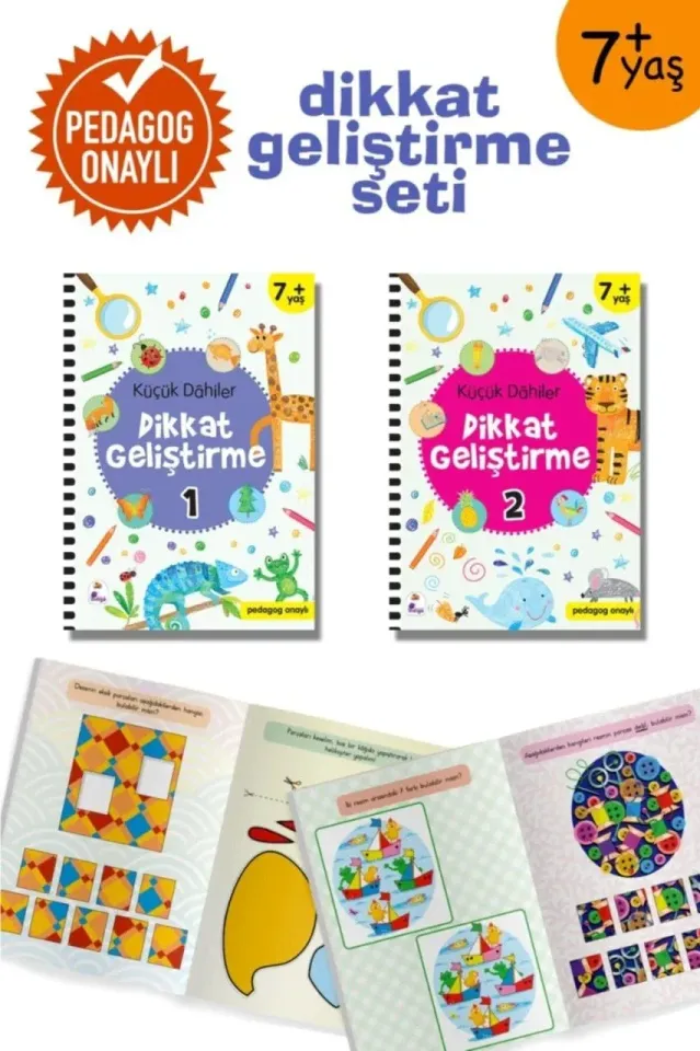 Little Genius Attention Development Set - 7+ Years-2 Book Set