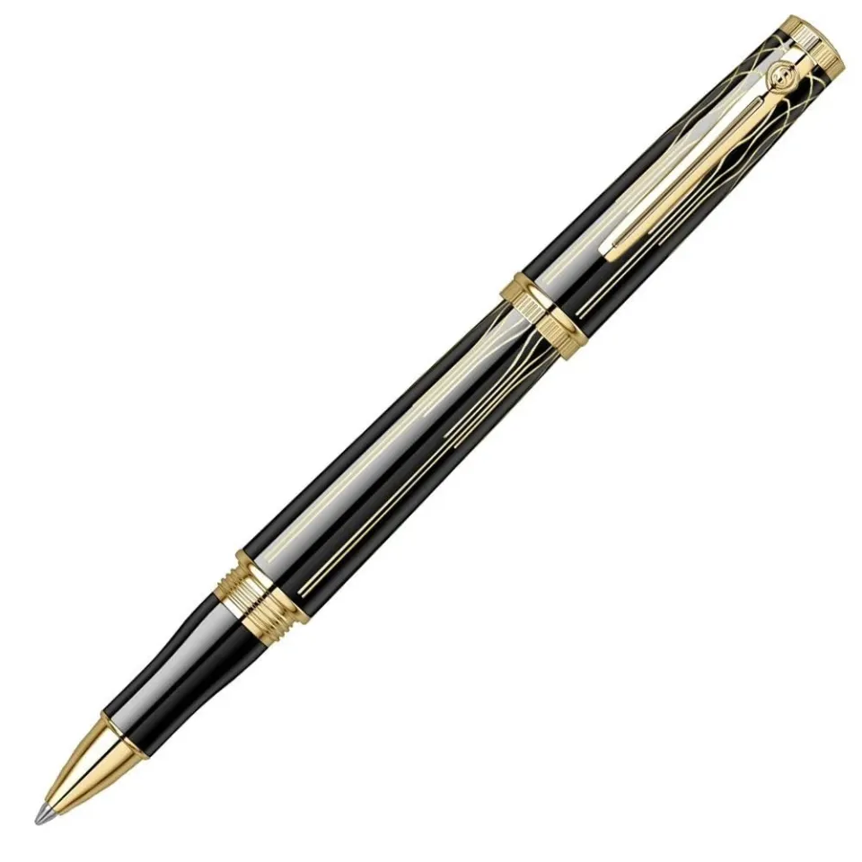 Scrikss Heritage Roller Kalem Siyah Altın