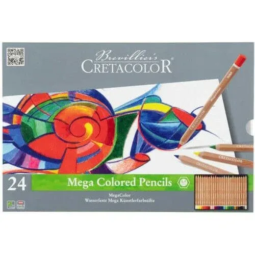 Cretacolor Megacolor Crayons 24 Colors