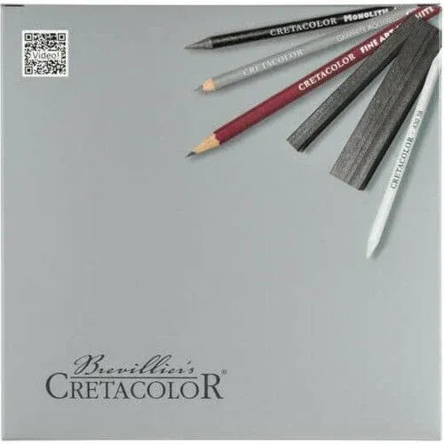 Cretacolor Graphite And Drawing Set 17 Pieces
