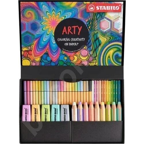 Stabilo Arty Creative Pastel Painting Set 50 Pieces