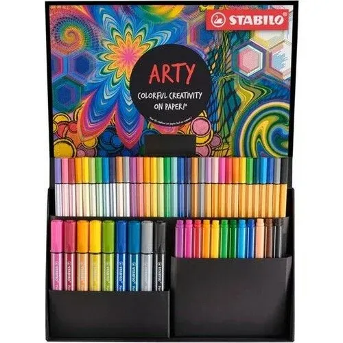 Stabilo Creative Felt Tip Set Arty 55'li New