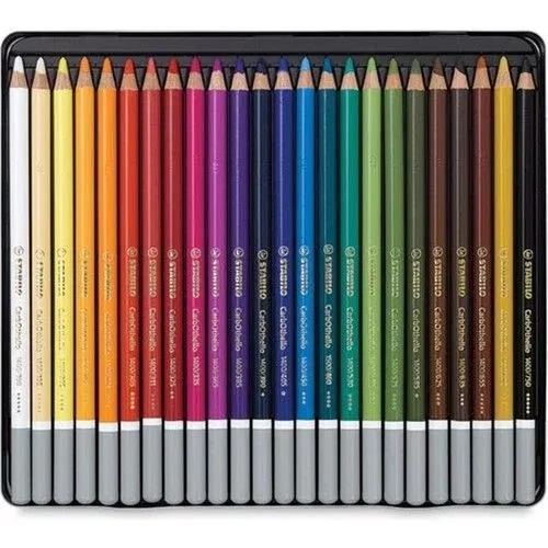 Stabilo Carbothello 24 Color Metal Box