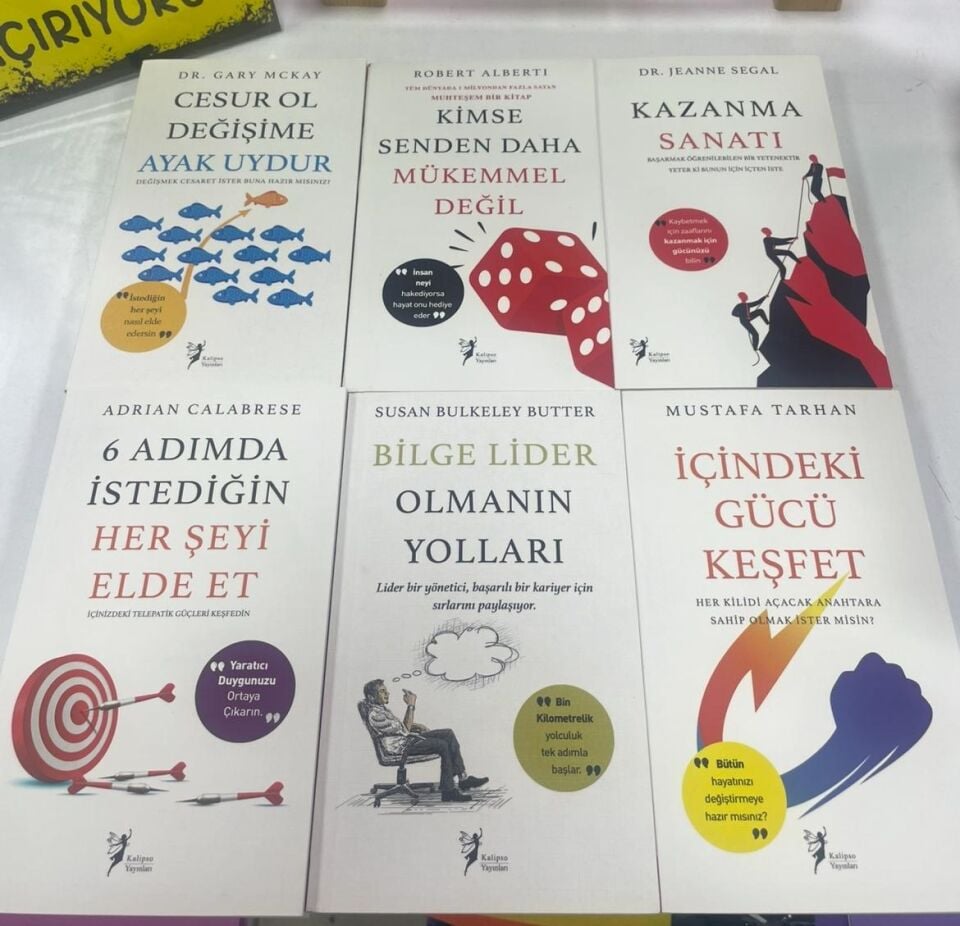 kişisel gelişim seti 6 kitap özel fiyat