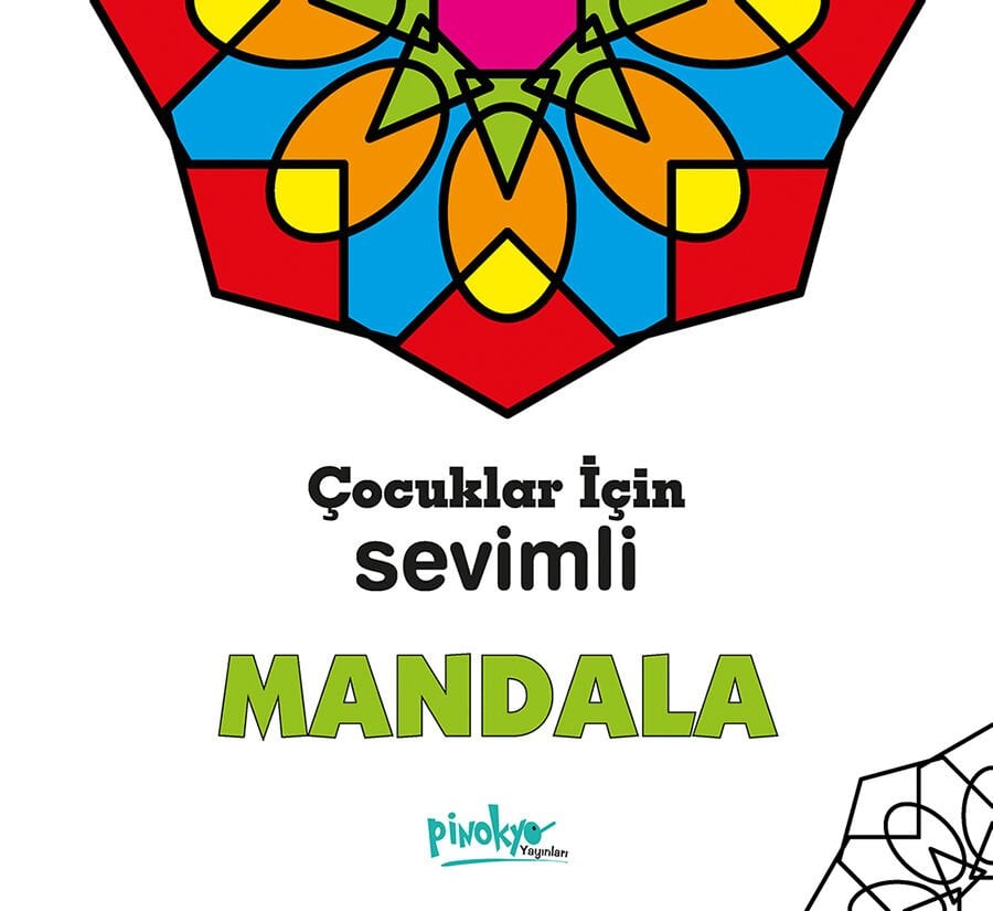 Çocuklar İçin Sevimli Mandala 48 Sayfa