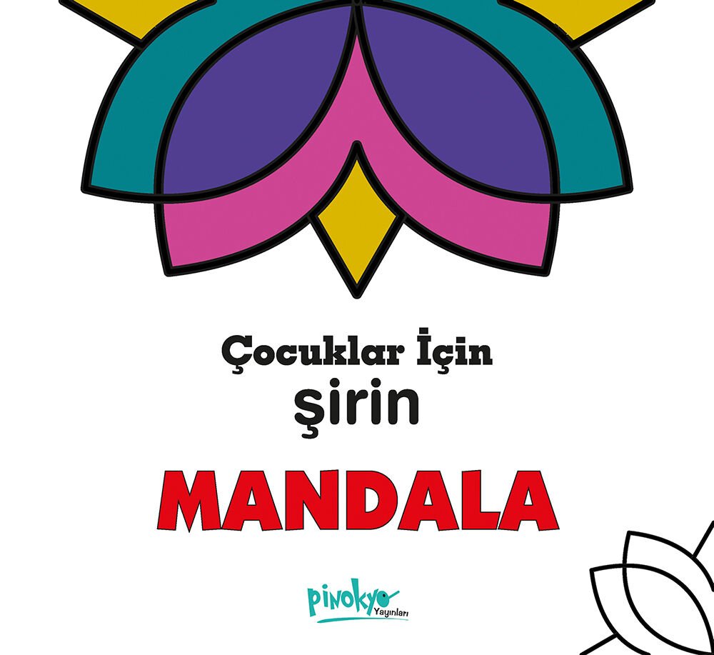 Çocuklar İçin Şirin  Mandala-48 sayfa