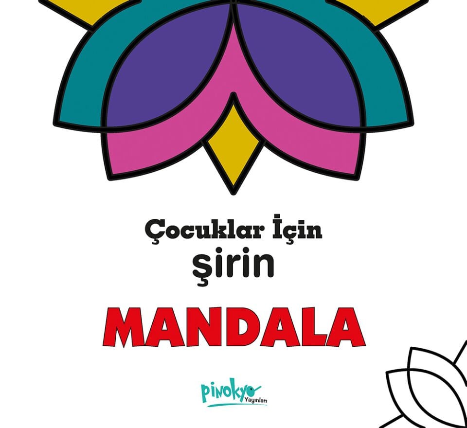 Çocuklar İçin Şirin  Mandala-48 sayfa