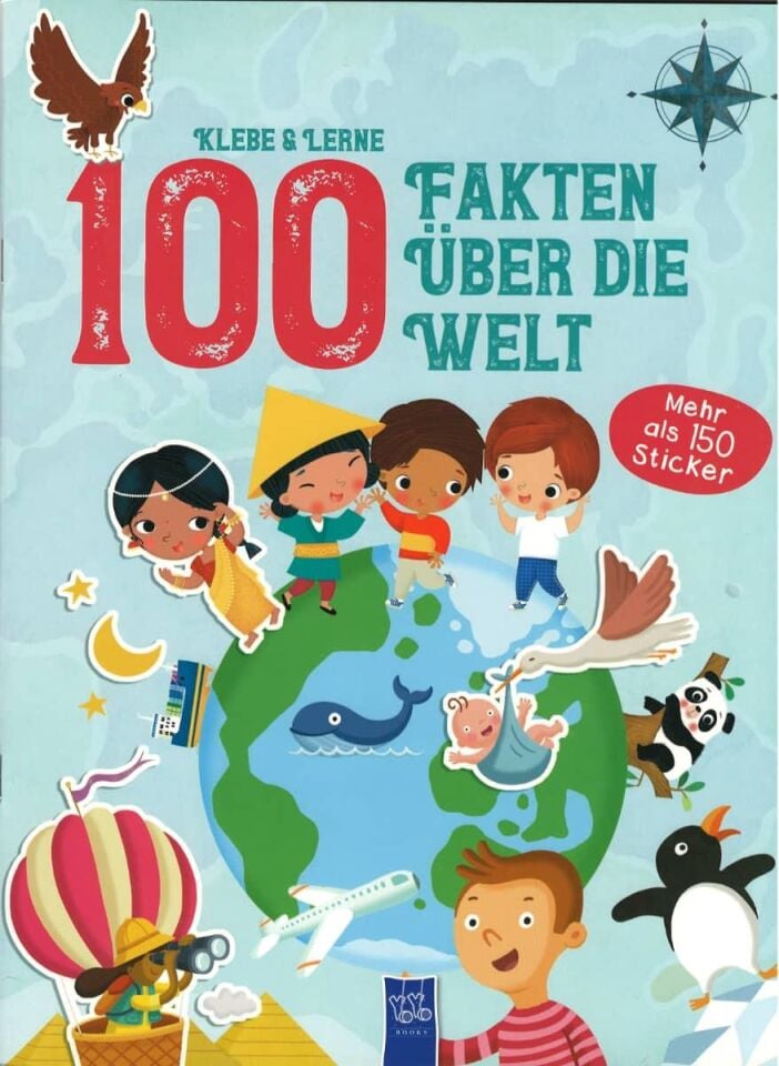 Klebe & Lerne - 100 Fakten über die Welt