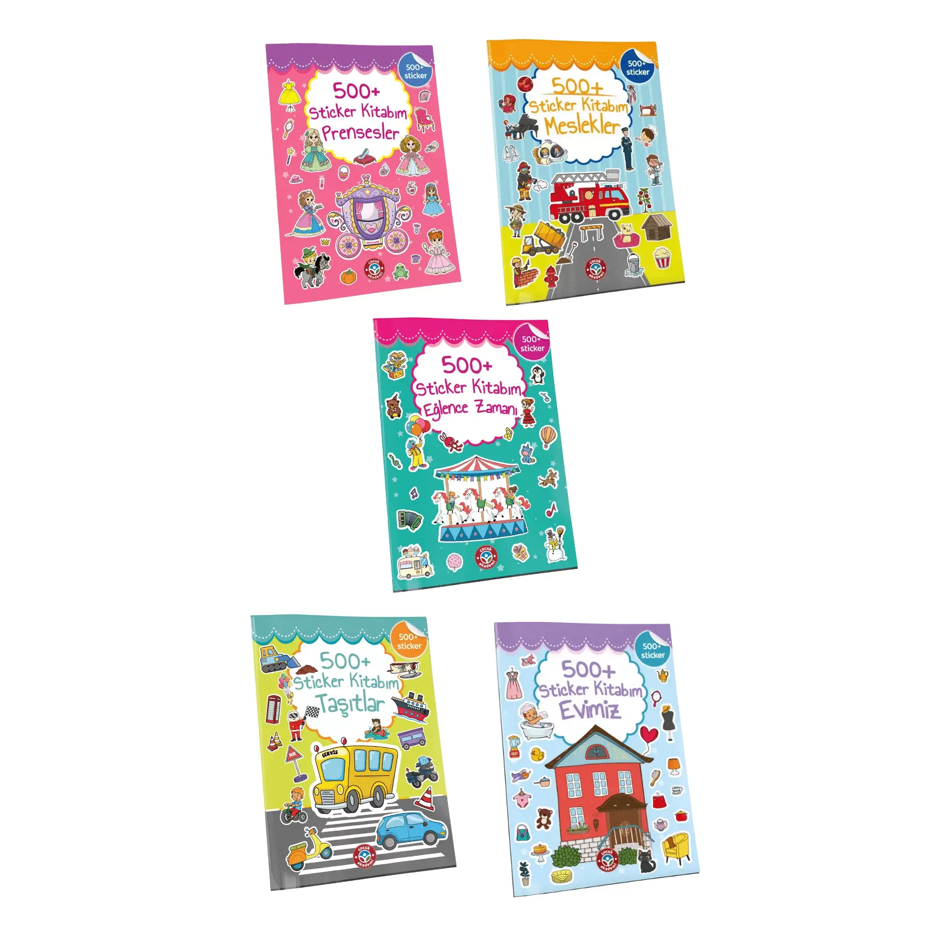 500+ Sticker Serisi Full Paket