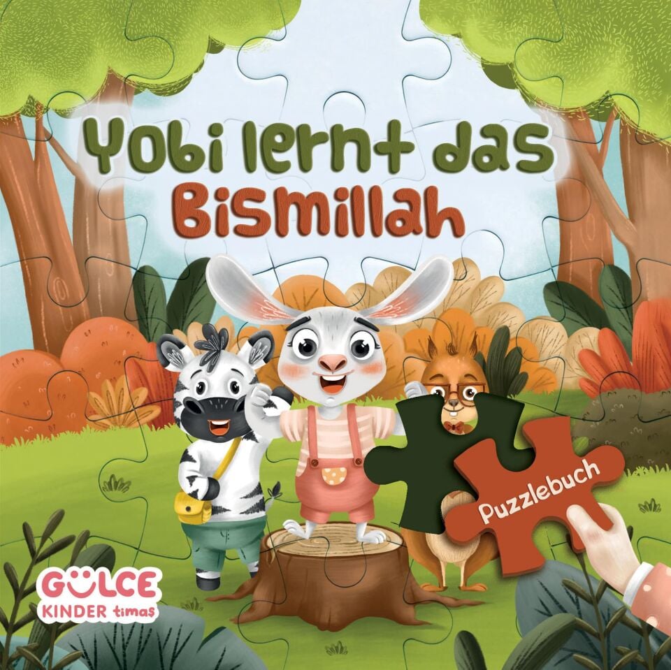 Yobi Lernt Das Bismillah – Yobi Besmeleyi Öğreniyor / Yapbozlu Kitap (Almanca)-Şevval Tiryaki