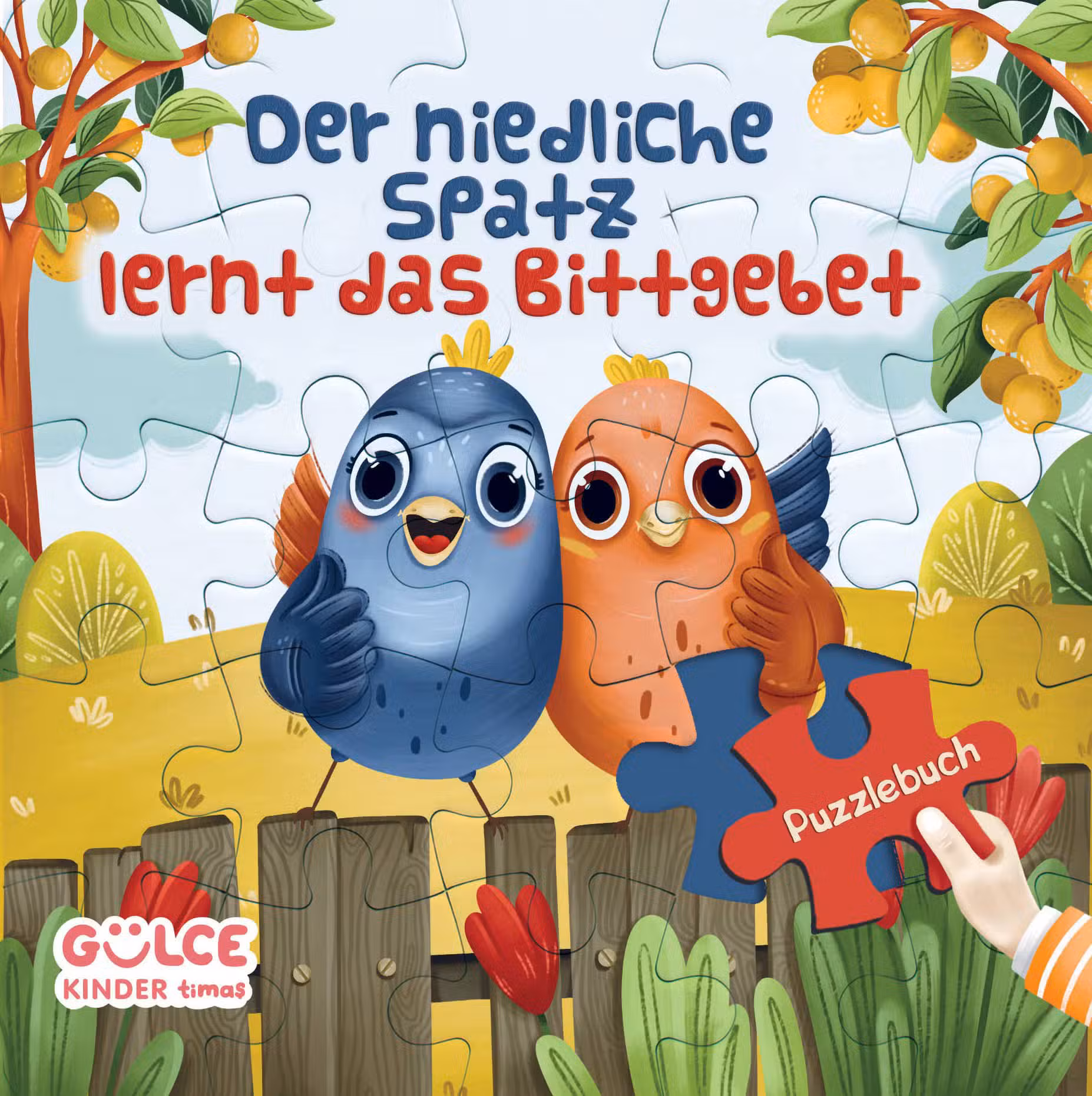 Der Niedliche Spatz Lernt Das Bittgebet – Şirin Serçe Duayı Öğreniyor / Yapbozlu Kitap (Almanca)-Şevval Tiryaki