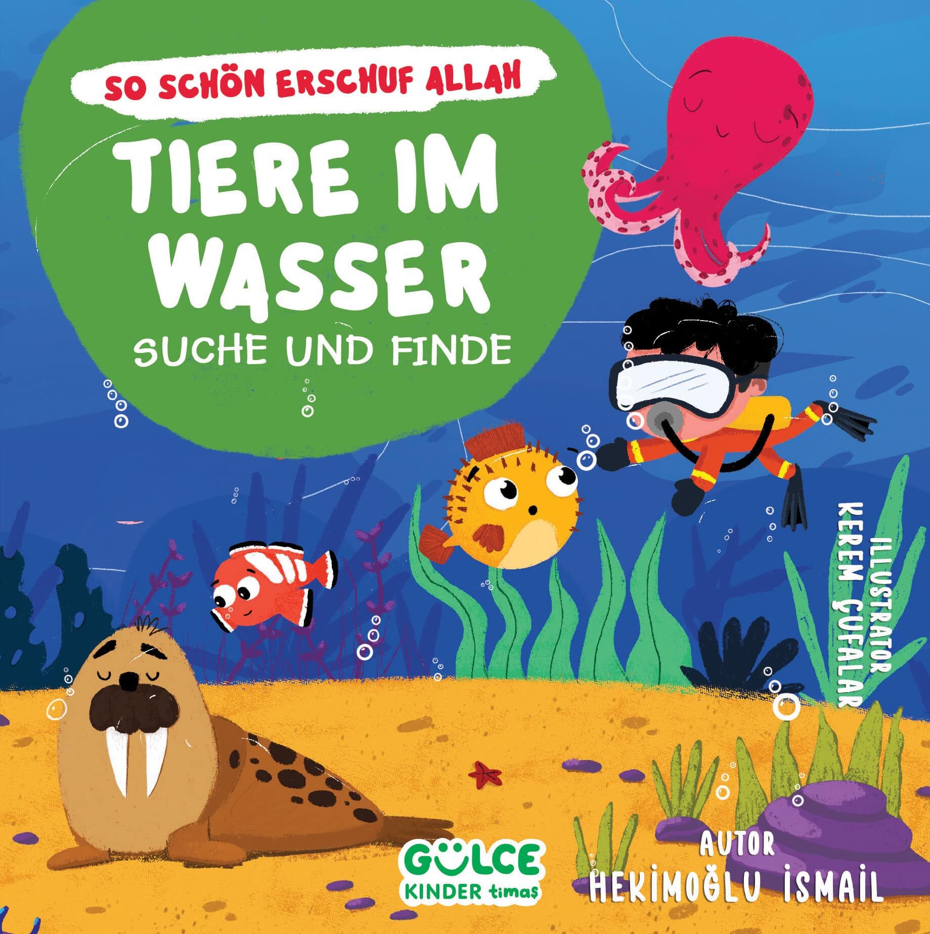 Tiere im Wasser - Suche und Finde (Sudaki Hayvanlar - Ara Bul / Allah Ne Güzel Yaratmış Almanca)Hekimoğlu İsmail