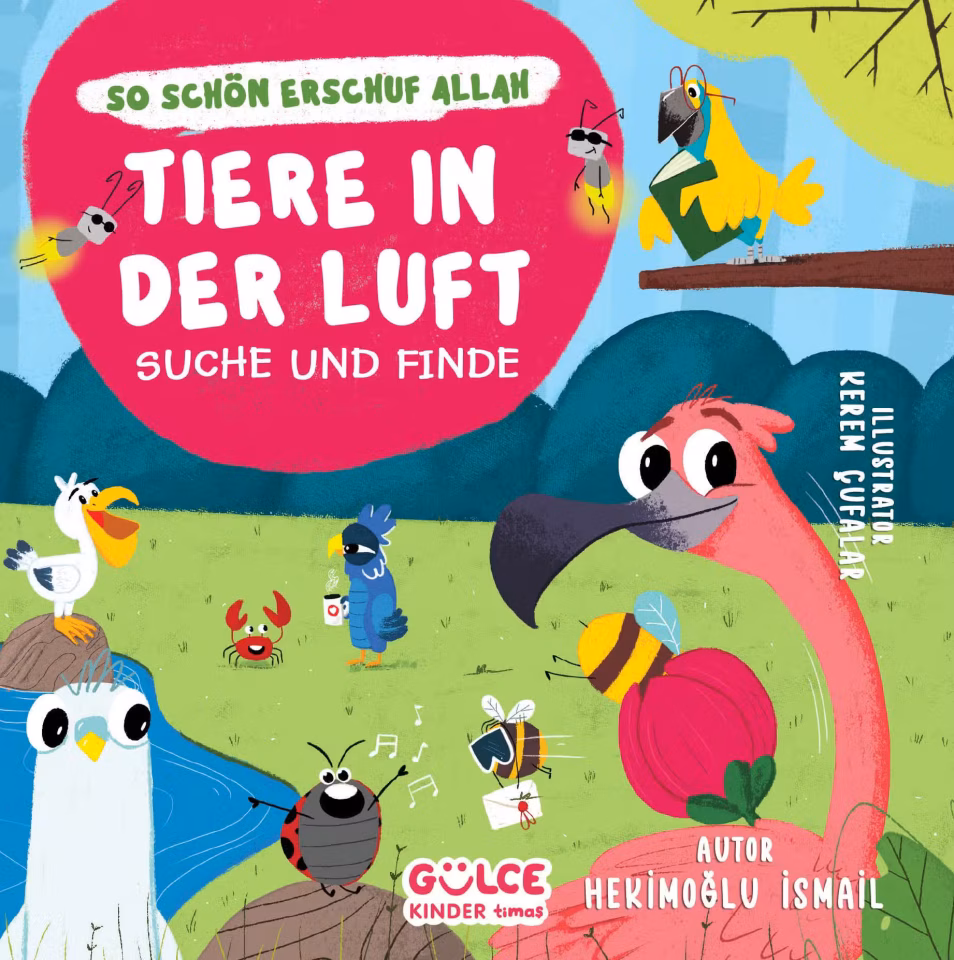 Tiere in der Luft-Suche Und Finde (Havadaki Hayvanlar – Ara Bul / Allah Ne Güzel Yaratmış Almanca)-Hekimoğlu İsmail