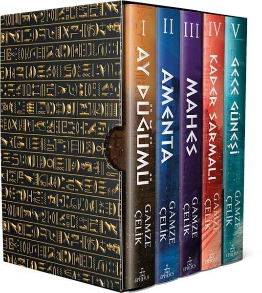 Piramit Serisi 5 Kitaplık Kutu Ciltli-Gamze Çelik