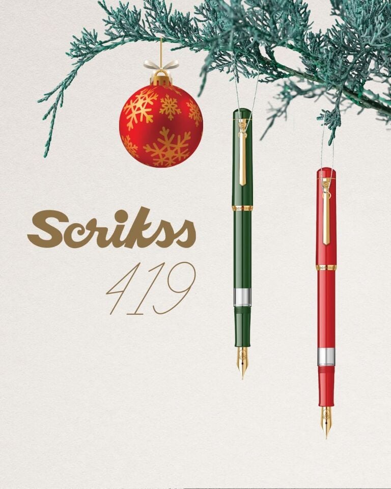 Scrikss 419 Dolma Kalem M Uç Nefti Yeşil