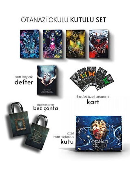 Ötanazi Okulu 4 Kitaplık Kutulu Set-Maral Atmaca