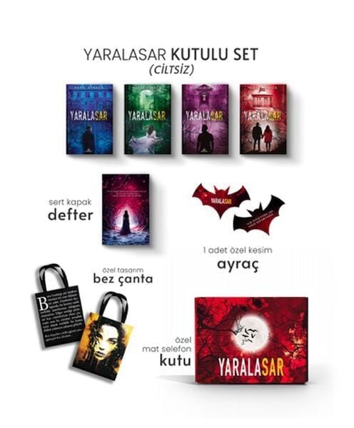 Yaralasar 4 Book Gift Set-Maral Atmaca