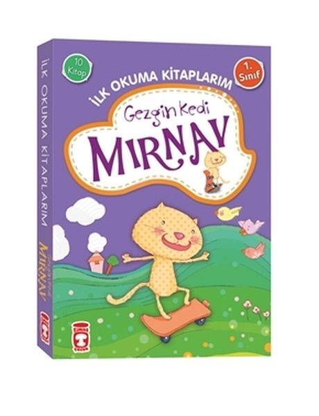 Gezgin Kedi Mırnav İlk Okuma Kitaplarım Set (10 Kitap)
