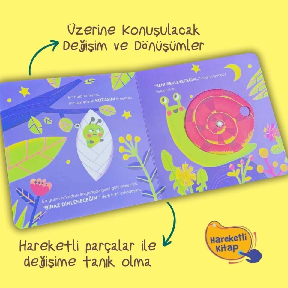 Artık Hazırım-Kelebek Olmaya (Hareketli Kitap)