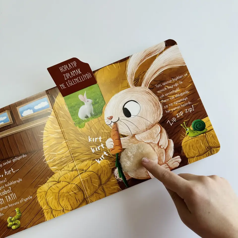 İlk Dokun Hisset Kitabım Çiftliğe Dokun Melek Dinçer