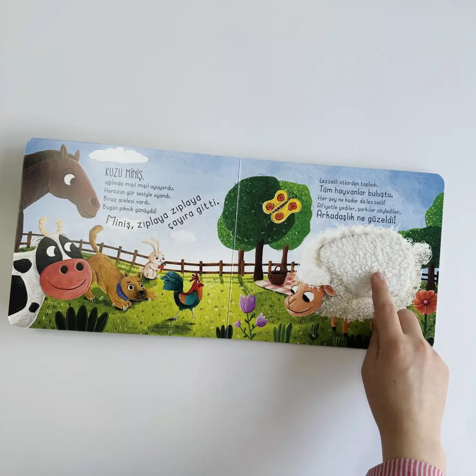 İlk Dokun Hisset Kitabım Çiftliğe Dokun Melek Dinçer