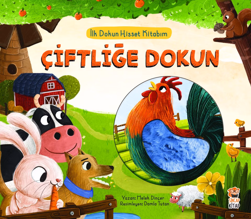 İlk Dokun Hisset Kitabım Çiftliğe Dokun Melek Dinçer