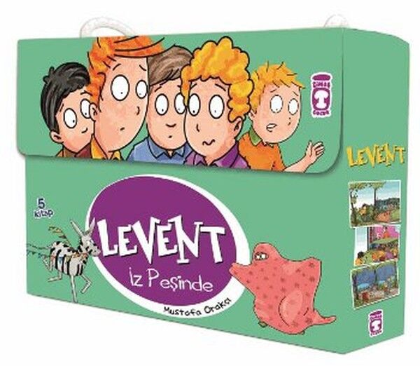 Levent İz Peşinde 1 Set - (5 Kitap)