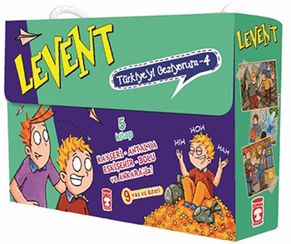 Levent I'm Traveling Türkiye 4 Sets - (5 Books)