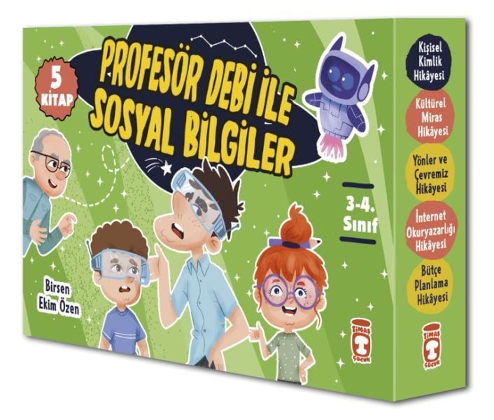 Professor Debi With Social Studies Set (5 Books)