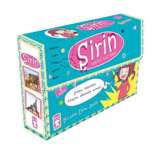 Şirin Dünyayı Geziyorum 1 Set - (5 Kitap)