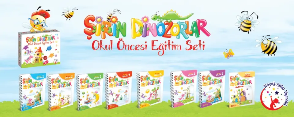 Cute Dinosaur Preschool Set